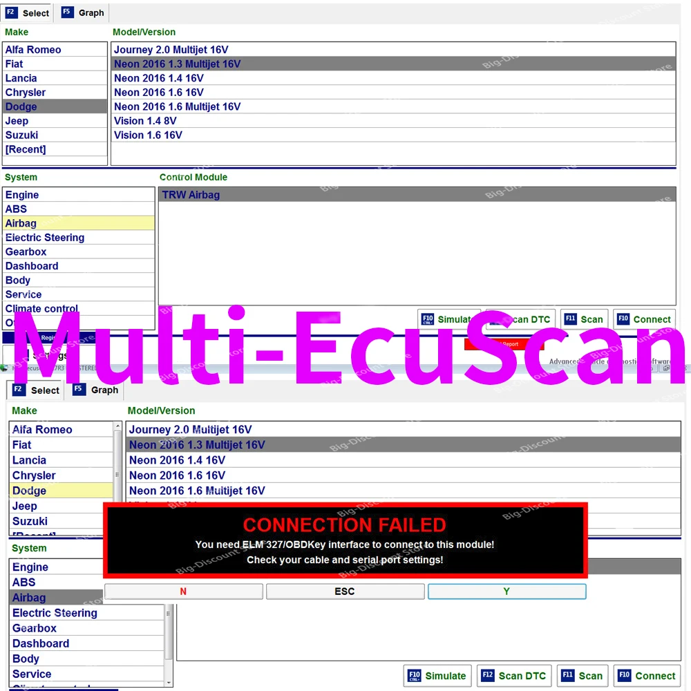 

Software Multi Ecu Scan 4.8 for Fi-at Connector Auto Repair Data Mult/iEcu/Scan V4.8 with keygenRegistered Unlimited