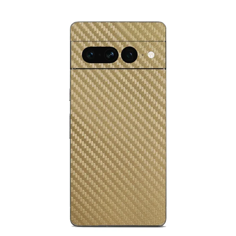 Colorful 3D Carbon Fiber Skin Phone Back Wrap Sticker for Google Pixel 8 Pro 8 7A 7 Pro 7 6 Pro 6A Protective Decal Skin Film