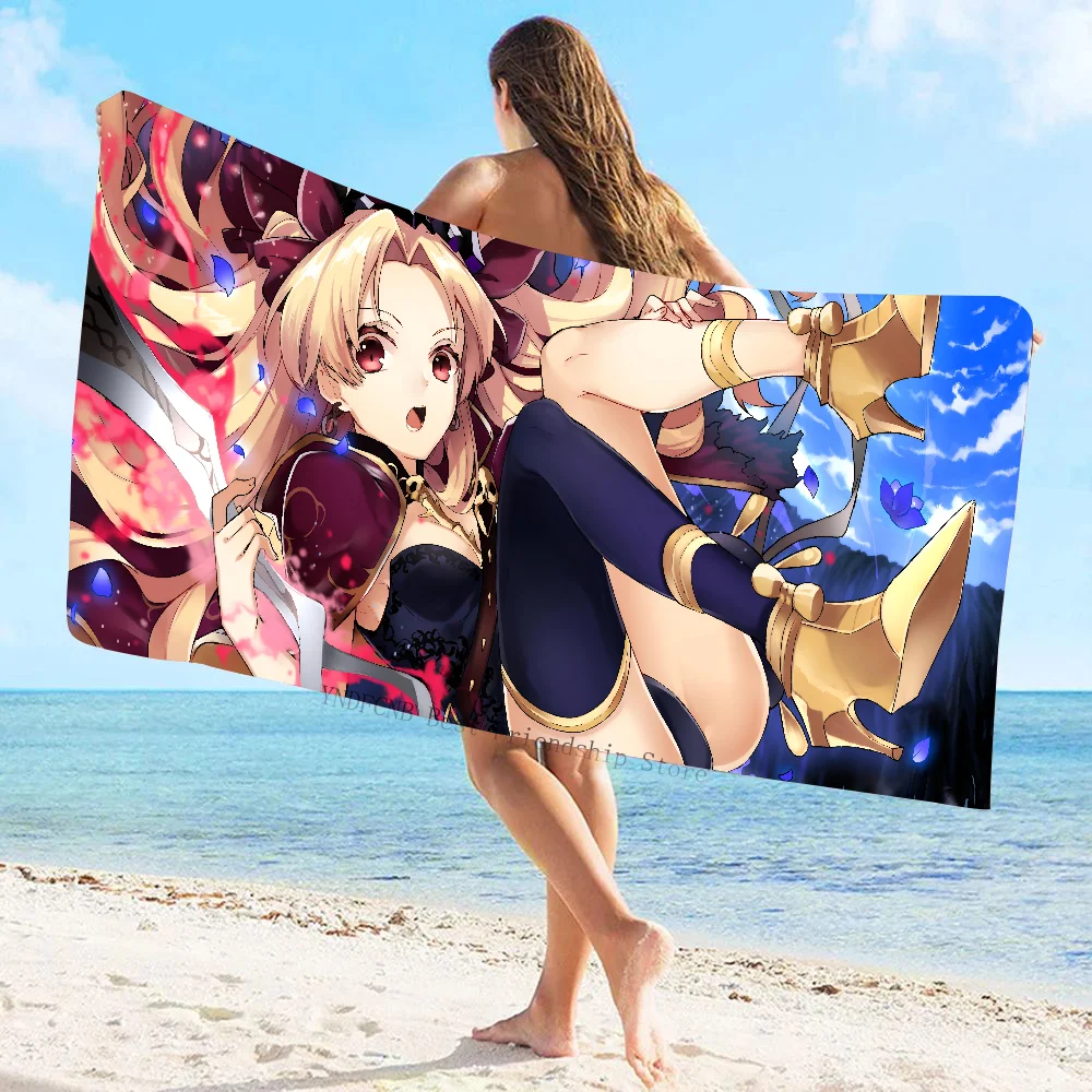 1pc Anime Ereshkigal Fate Grand Order Towel Microfiber Beach Towel Quick Dry Kids Beach Blanket Soft Pool Towel