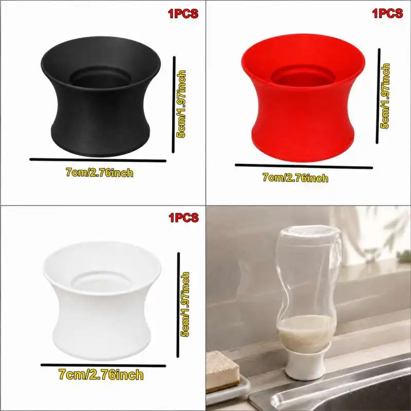 Dish Soap Bottle Inverted Holder, Flip-Over Support Bracket for Detergent Bottle