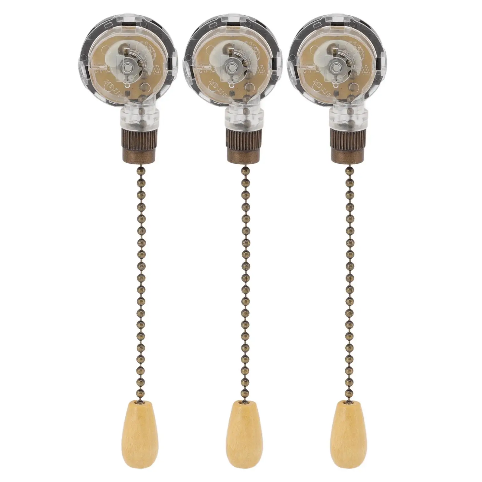 

for ceiling Fan Light Pull Chain Switch Rustproof Easy Use for ceiling Light Fixture Accessory