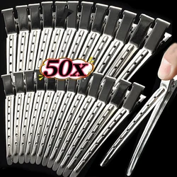 Woman Hair Care Clips Metal Steel Hairdressing Sectioning Clip Clamps Barber Hair Cut Use Styling Tools Hair Root Fluffy Hairpin