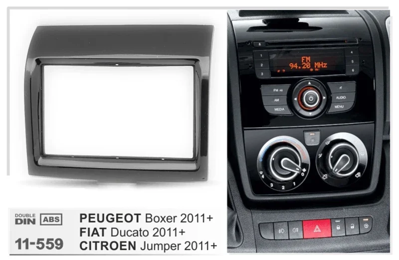 

2 Din android Автомобильный радиоприемник для Fiat ducato Boxer 2011-2016 Автомобильная рамка радиоприемника Панель DVD Dash Аудио крышка Аудио накладка