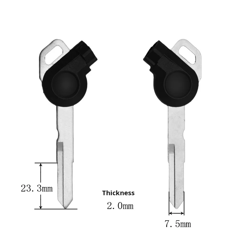 Yamaha motorcycle key, suitable for:Yamaha 4th generation Jinzhan 125 3rd generation LH125T-C Aurora Eagle motorcycle key embryo