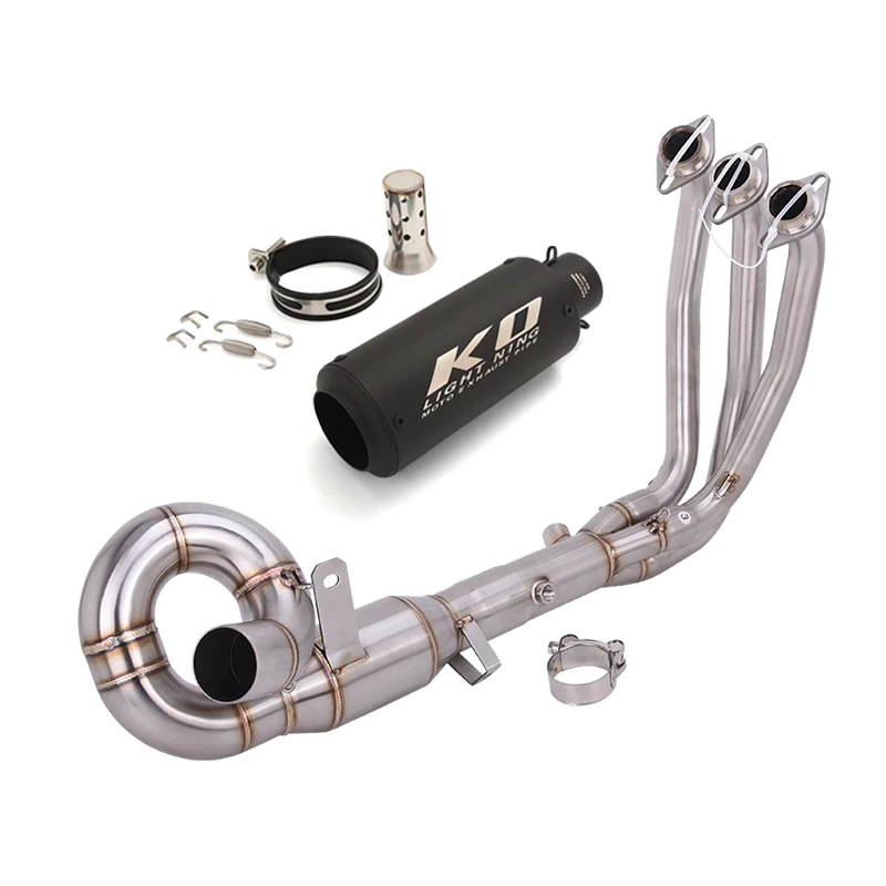 51MM Systeem Voor CF-Moto 675SS 675SR 24-2026 675NK 25-26 Motorfiets Uitlaatdemper Front Header Pijp Roestvrij staal Slip Op EU