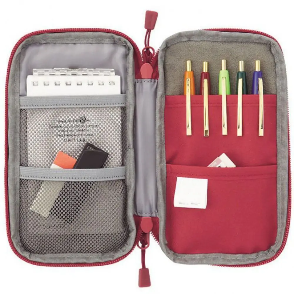 

Oxford Cloth Simple Pencil Case Waterproof Stationery Organize Multifunctional Pencil Bag Large Capacity Desktop Storage Bag