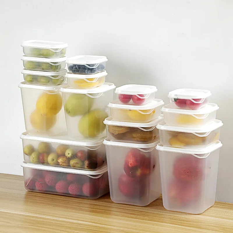 

17-Piece BPA-Free Clear Plastic Food Containers – Stackable Airtight Storage for Fridge/Pantry