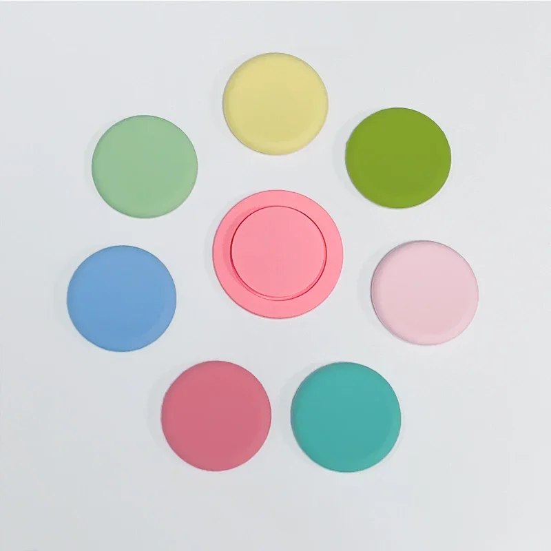 لطيف ملون الوردي حامل مغناطيسي مستدير قبضة توك Griptok حامل هاتف حامل دعم آيفون 17 16 للوحة Magsafe الذكية توك