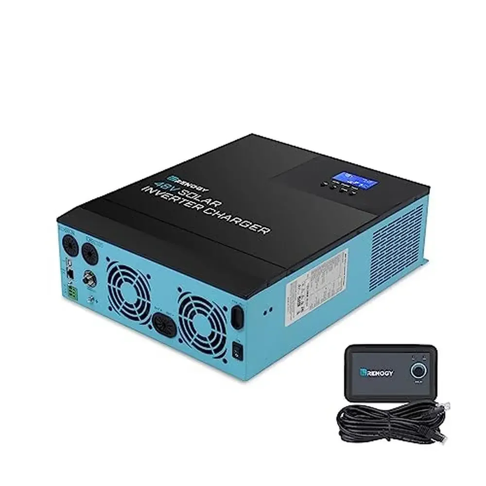 Pure Sine Wave Inverter 48V 3500W with MPPT Charge Controller Solar Power All-in-One UPS Backup AGM/Gel/Flooded/Lithium Battery