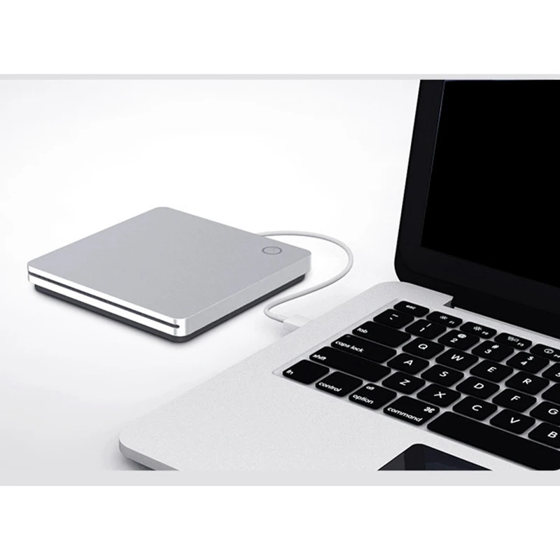 USB External CD/DVD Drive Type C Portable Drive-Free CD Movies Players For Laptop PC Windows Mac