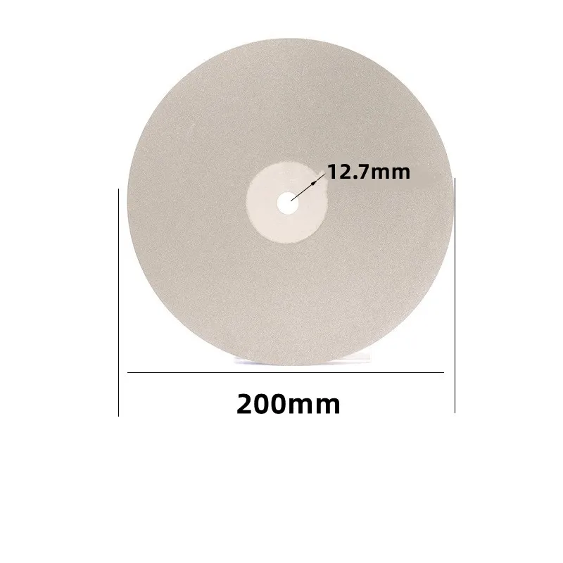 1 Stück 8 Zoll 200mm Diamant-Schleifscheibe Beschichtete Flachschleifscheibe Polierscheiben Schmuck-Schleifscheibe 46-2000 Körnung – Detail 3