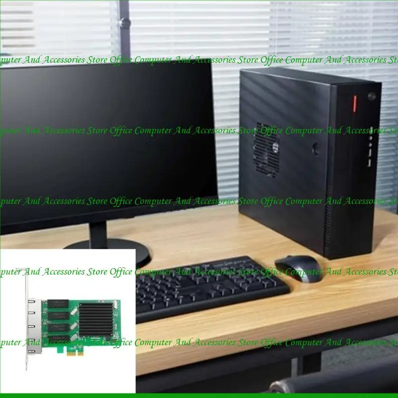 U55C PCIe Card Gigabit Ethernet Adapter RJ45 unterstützt für Lin