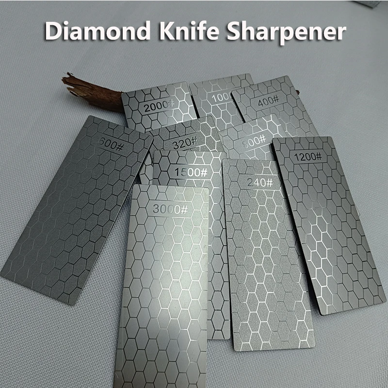 Wabenmuster Diamant-Messerschärfstein 240 #   bis 3000 #   Haushaltsmesser-Schärfer Schleifstein