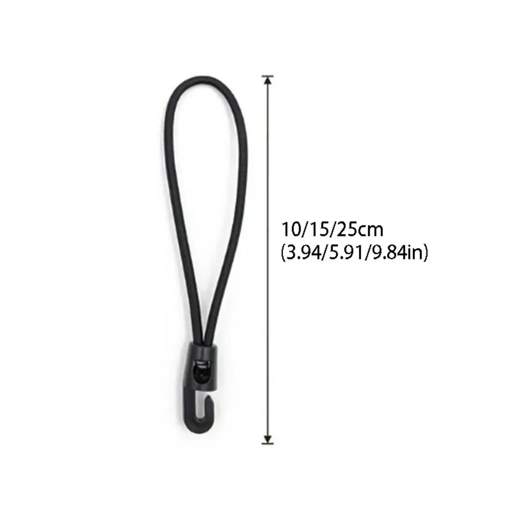 Multipurpose With Hooks Bungee Cords High Elasticity Black Bungee Ropes Nylon Rubber Multipurpose Fixed Cord Ties Luggage 6