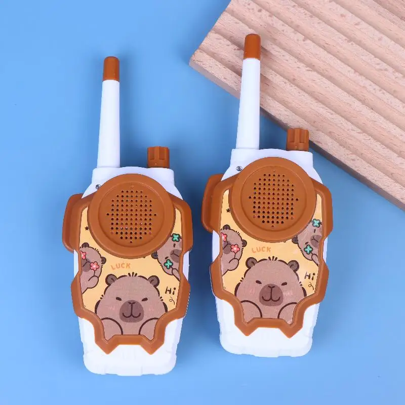 2 قطعة التفاعل بين الوالدين والطفل أجهزة اتصال لاسلكية المدى اتجاهين استقبال كابيبالا الأطفال اسلكية تخاطب لعب الاطفال هدايا عيد الميلاد #2