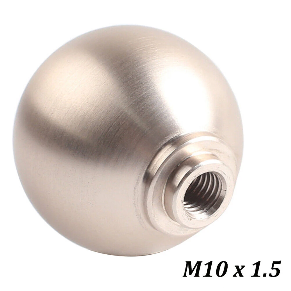 Parts Gear Shift Knob Aluminum For Honda High Quality Replacement For Acura For Civic M10x1.5 Silver 1pcs 5 Speed