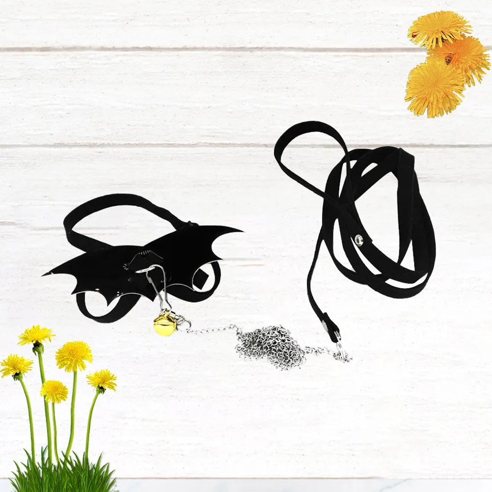 

Turtle Harness Adjustable Strap Wing Design Chest Collar Leash Walking Control Rope for Tortoise Reptile Leash