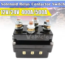Universal Contactor Winch Control Solenoid Relay Electric Wireless Remote 12V 400A/500A Control System Control Box Wire Control