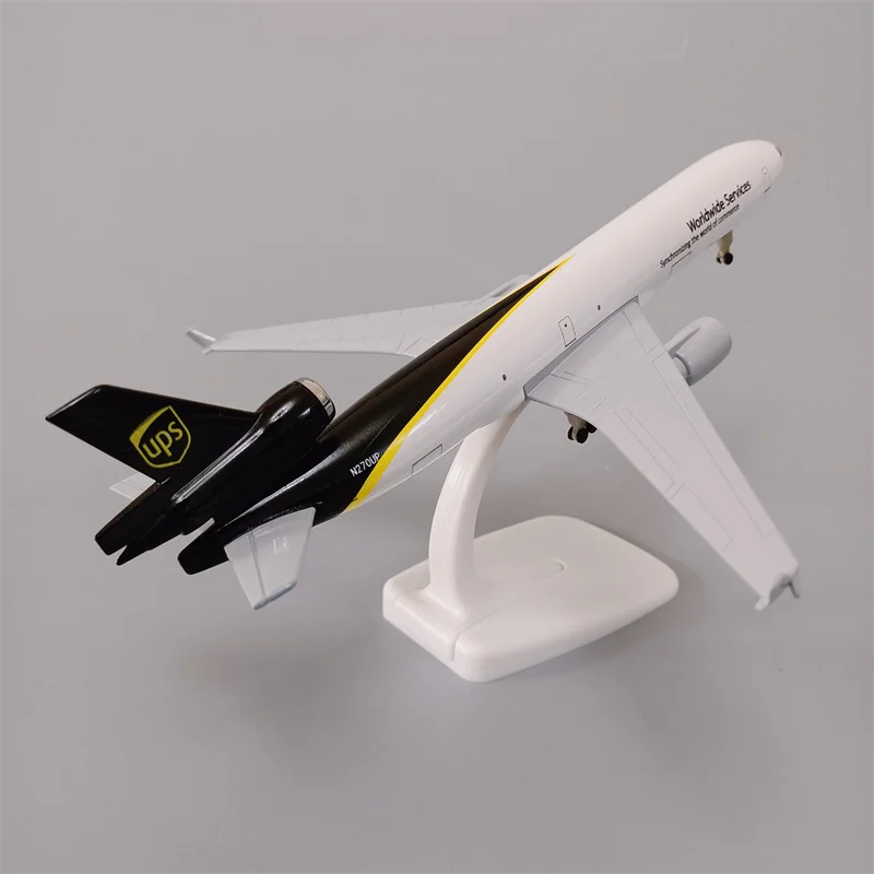 NEW 20cm Alloy Metal Air UPS Airlines MD MD-11 Diecast Airplane Model Plane Model Aircraft With Wheels Landing Gears Aeroplane