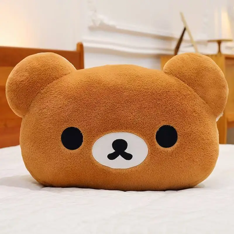 لطيف Rilakkuma أفخم وسادة اليد الدافئة الكرتون الدب Peluche دمية محشوة وسادة مريحة هدية عيد ميلاد #5