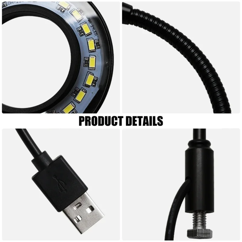 5 واط LED ضوء النبات مع قاعدة خشبية لخزانات الأسماك ومرابي الحيوانات الدورية شاشة ليد بطيف كامل الإضاءة USB تعمل مصباح #5