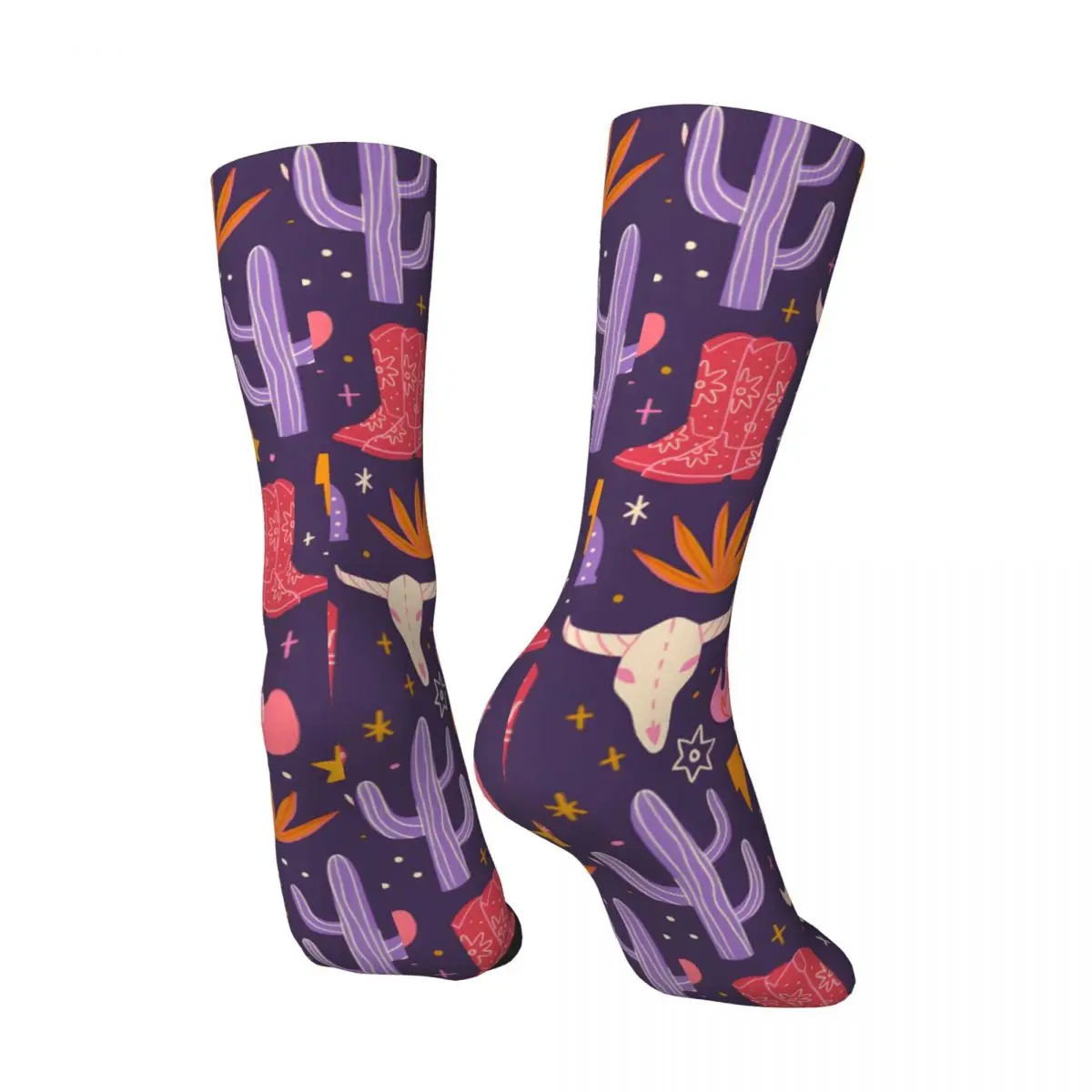 Crazy compression Cowboy Girl. I Want To Be A Cowgirl, Baby - Dark Violet Sock for Men Harajuku Quality Pattern Crew Sock Casual