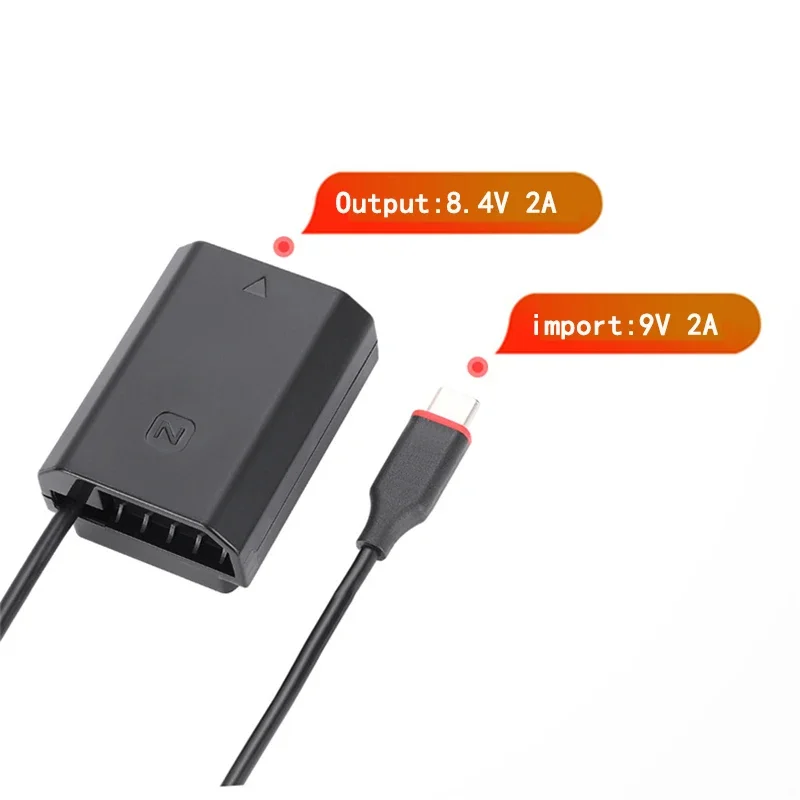 Фотоаккумулятор для Sony, адаптер постоянного тока для Фотоаппарата Sony NP-FZ100 A6600 A7M3 A7M3K A7RM3 A7RM4 A9 A9M2 A7M3