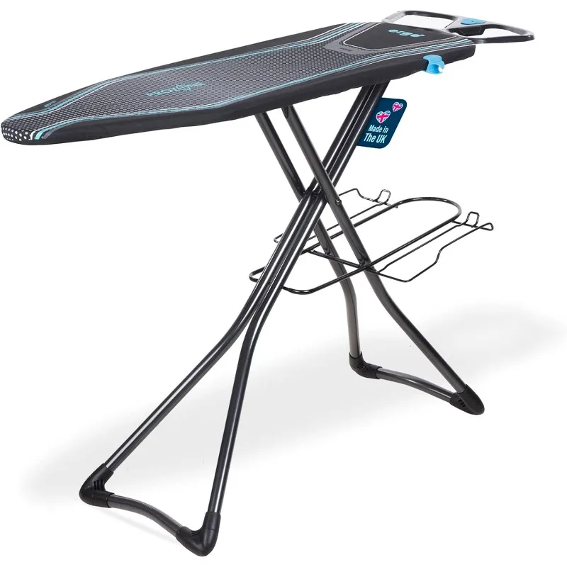 

Minky Homecare Ergo Plus Prozone Ironing Board Made in UK Freestanding Full Size Iron Table with Heat Reflective Cover