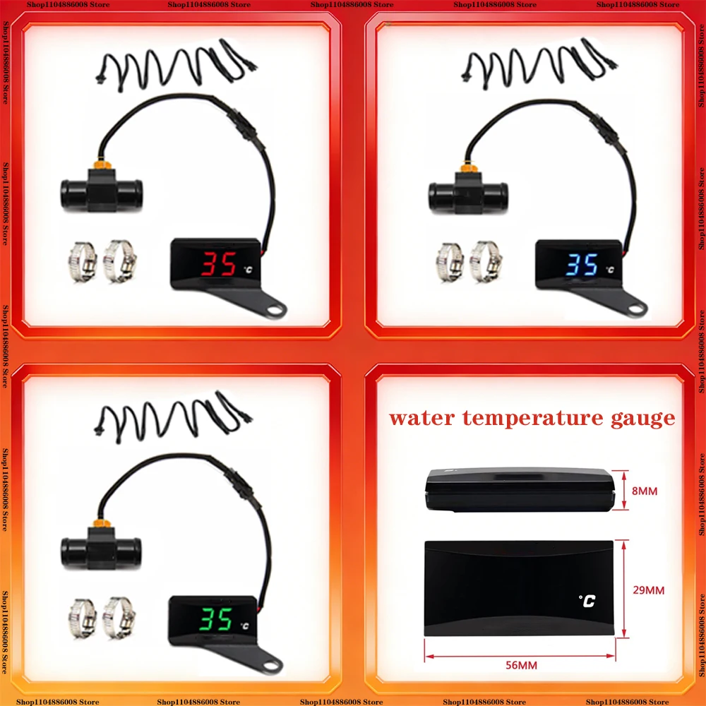 

Motorcycle water temperature gauge universal motorcycle temperature measuring instrument modificat thin thermometer