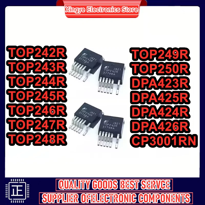 10PCS New TOP242R TOP243R TOP244R TOP245R TOP246R TOP247R TOP248R TOP249R TOP250R DPA423R DPA424R DPA425R DPA426R CP3001RN