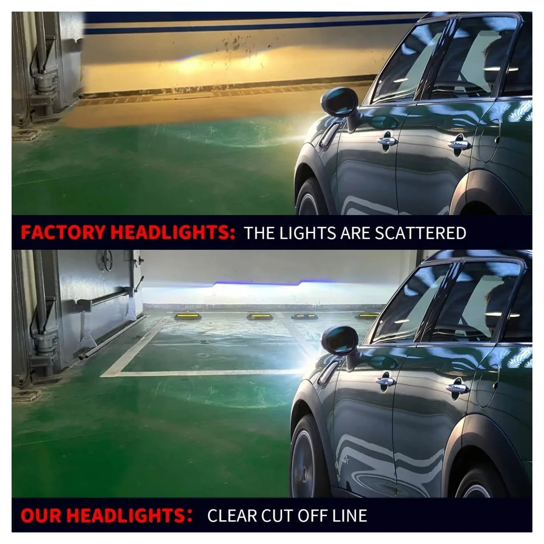 مصباح أمامي LED لسيارة BMW Mini Cooper Countryman R60 2011-2016 [فقط لنوع الهالوجين] كشافات أمامية مع رسوم متحركة بدء التشغيل الديناميكي