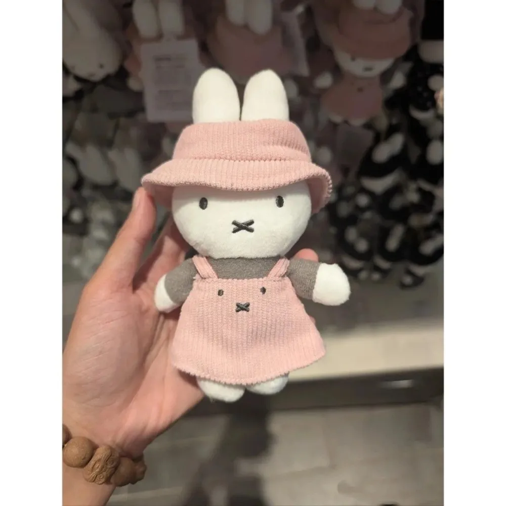

Cute Miffy Plush Doll, Pink Skirt, Couple's School Bag Decoration, Exquisite Creative Healing Ornaments, High Appearance Gift