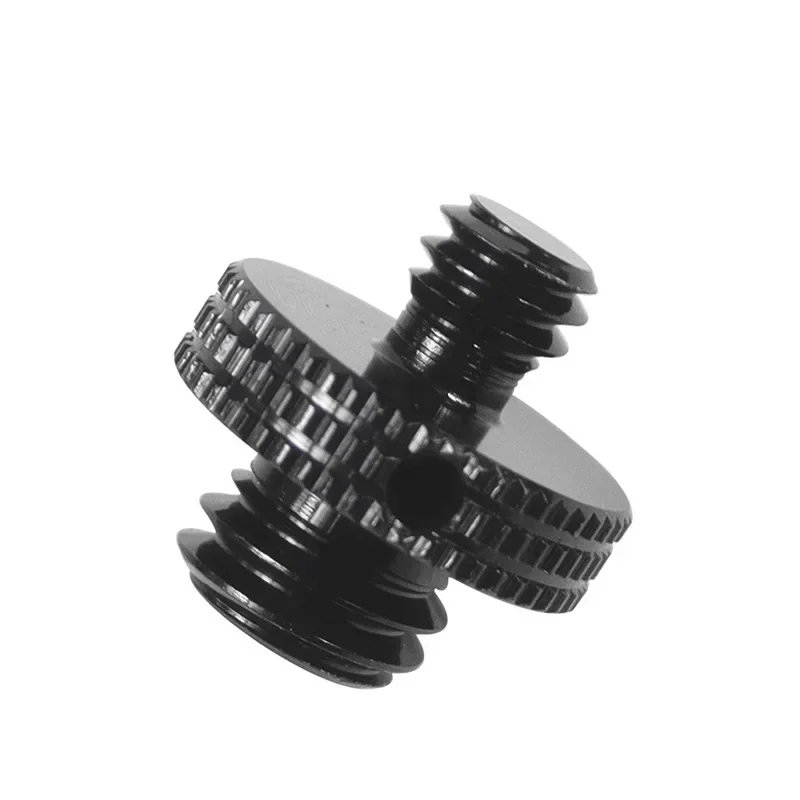 Adaptador de tornillo de conversión de cámara reforzado, tornillo macho hembra de 1/4 "a 1/4 3/8 para monopié, trípode, accesorios de montaje de luz con cabezal esférico