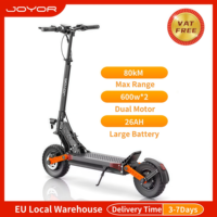 JOYOR S8-S-Z Adult Electric Scooter 600W*2 Motor 48V26Ah Battery Foldable E-Scooter 10\