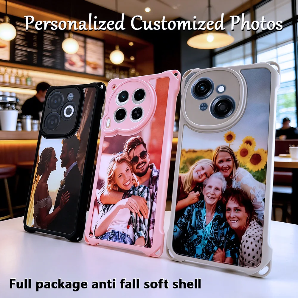 Customized Photo of Four corner anti fall phone case for Infinix Hot 50/40/30/Note 40/30/12/Smart 10/9/8/7 view 2