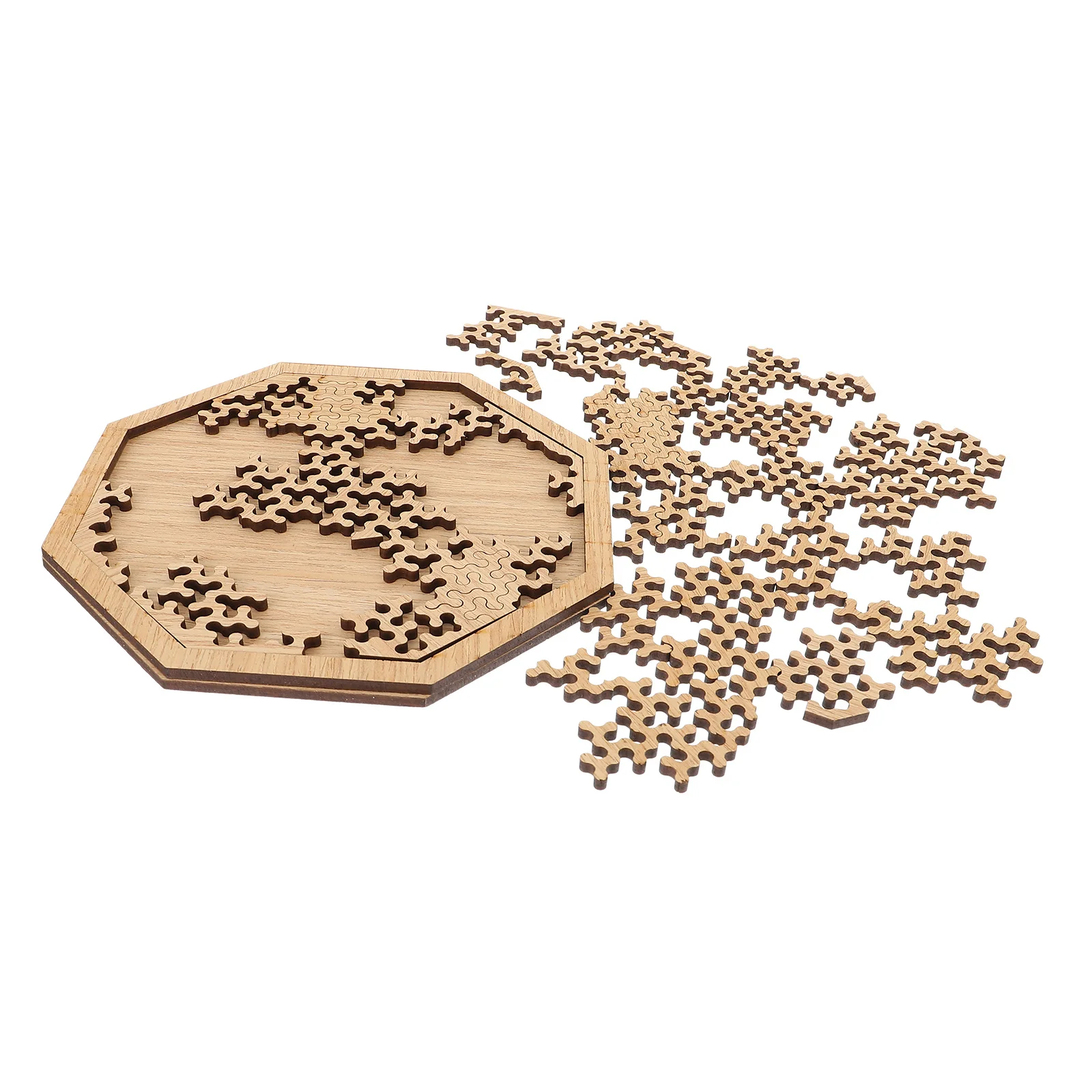 성인을 위한 나무 직소 퍼즐 1세트 어린이 두뇌 티저 교육 게임 스트레스 해소 도전 레저 퍼즐