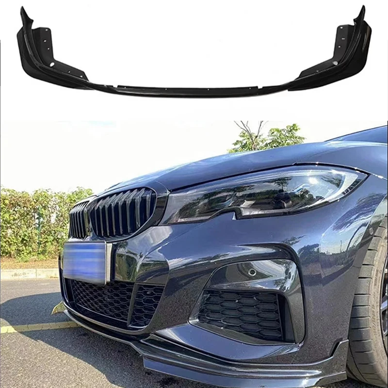 Suitable for BMW 3 Series G20 G28 MP style car front bumper separation lip chin diffuser body sports modification kit