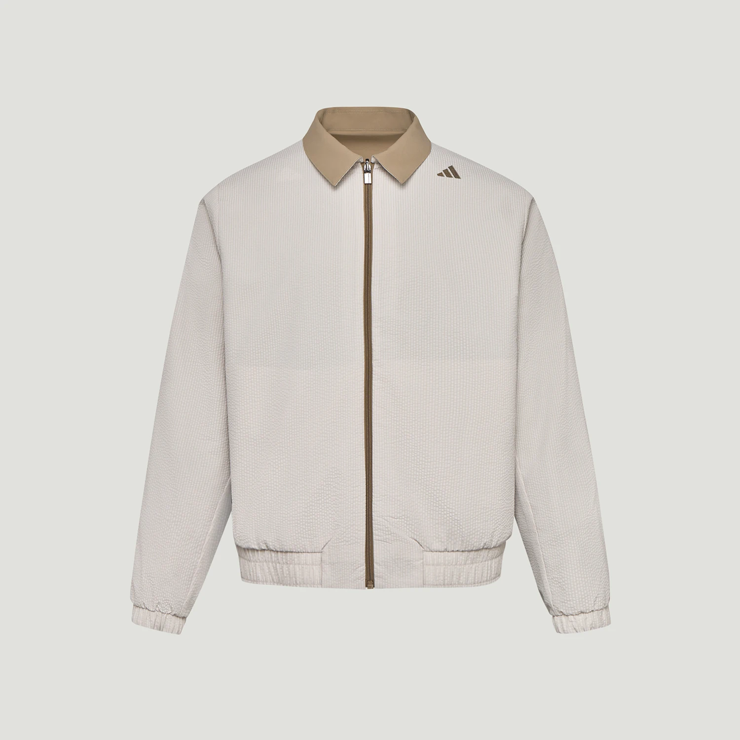 Adidas genuine men's fashionable double-sided casual lapel zipper jacket KY7752