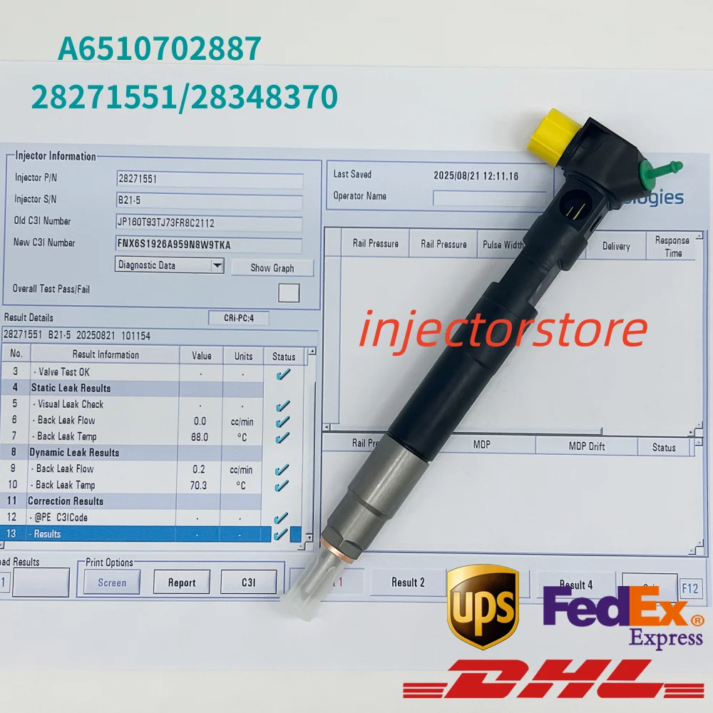 

A6510702887 28348370 28271551 New Fuel Injector for Merc-edes Benz W906 W204 W212