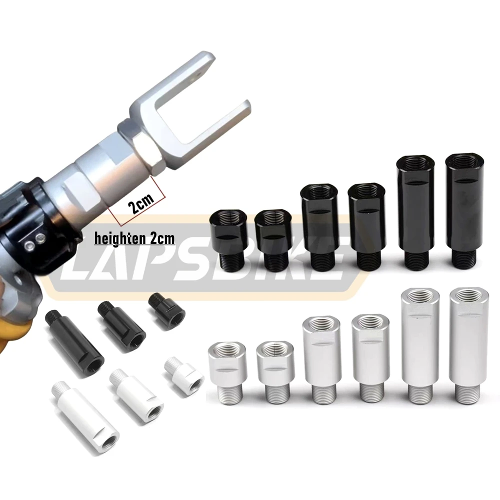 Motorcycle E-bike Dirt Bike Modify Part Aluminum Alloy CNC Rear Shock Absorber Middle Rod Extender Height Enhancer Raise Fitting