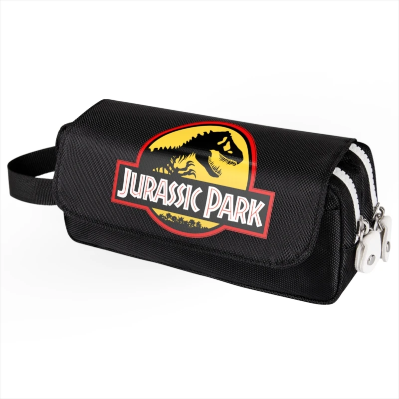 Jurassic Period Park Pencil Case Multi Layer Large Capacity Stationery Box School Stationery Storage Bag Kids Pencil Case