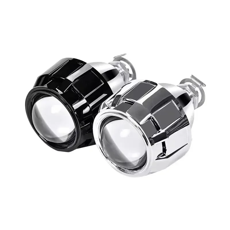 

1Pair 2.5 Inch Bi LED for Car Motorcycle H4 H7 9005 9006 Headlamp Retrofit Headlight Projector Len Hi-Lo Beam 100W Auto