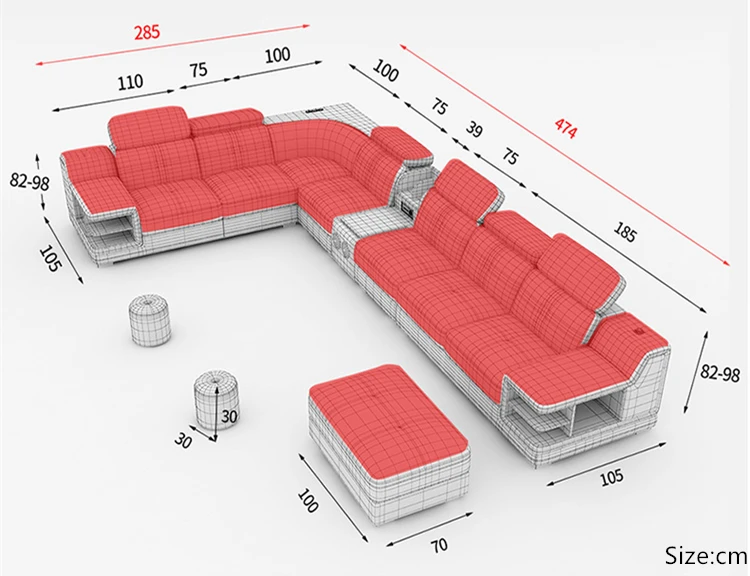 7 narożników narożnych w kształcie L meble do salonu Sofa z prawdziwej skóry narożnik w skórzany komplet wypoczynkowy rzeczywistym