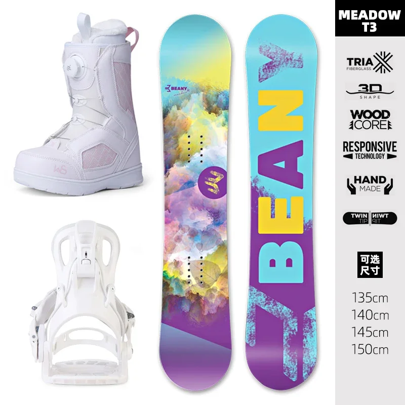 Snowboard Snowboard All-around Powder Snow All Region Wild Snowboard Men's Collection 2324 New