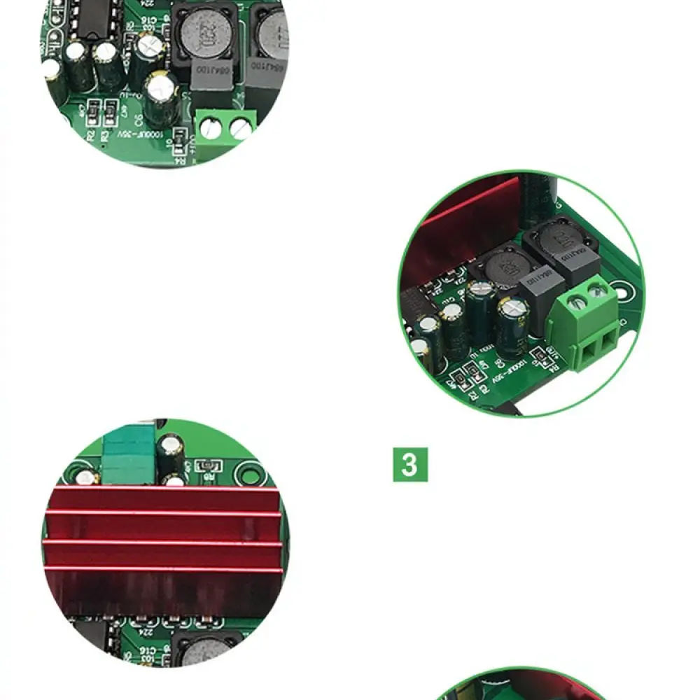 For Shaibang Digital Power Amplifier Board Mono 100W TPA3116D2 NE5532 Preamp Chip Audio Amplifier Module For Speaker DIY Parts