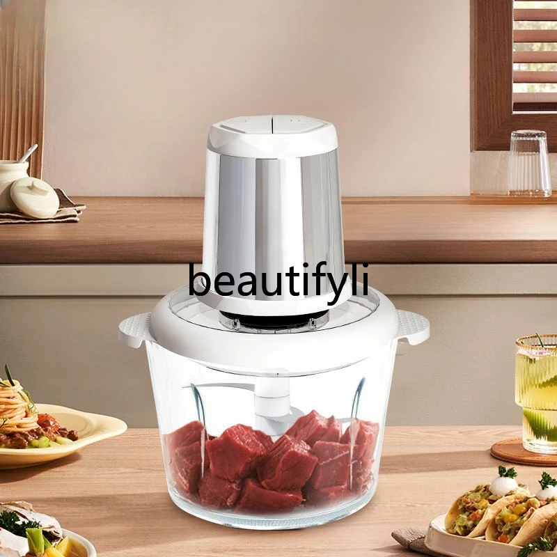 

Meat Grinder Simple Household Electric Small Stainless Steel Multi-Functional Food Processor