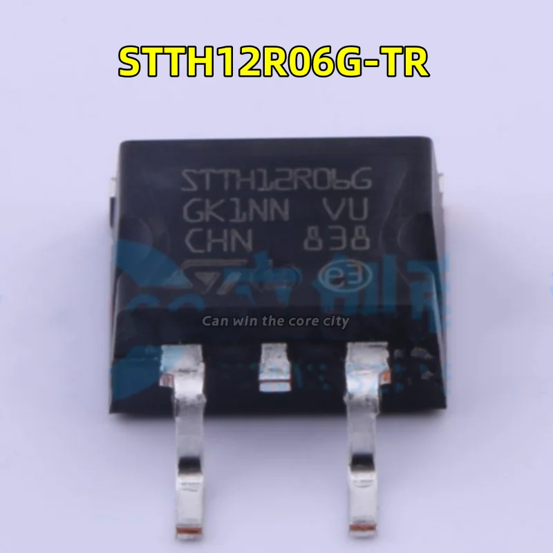 1-100 buah/lot Diode STTH12R06G-TR asli asli asli asli TO-263 Diode Universal