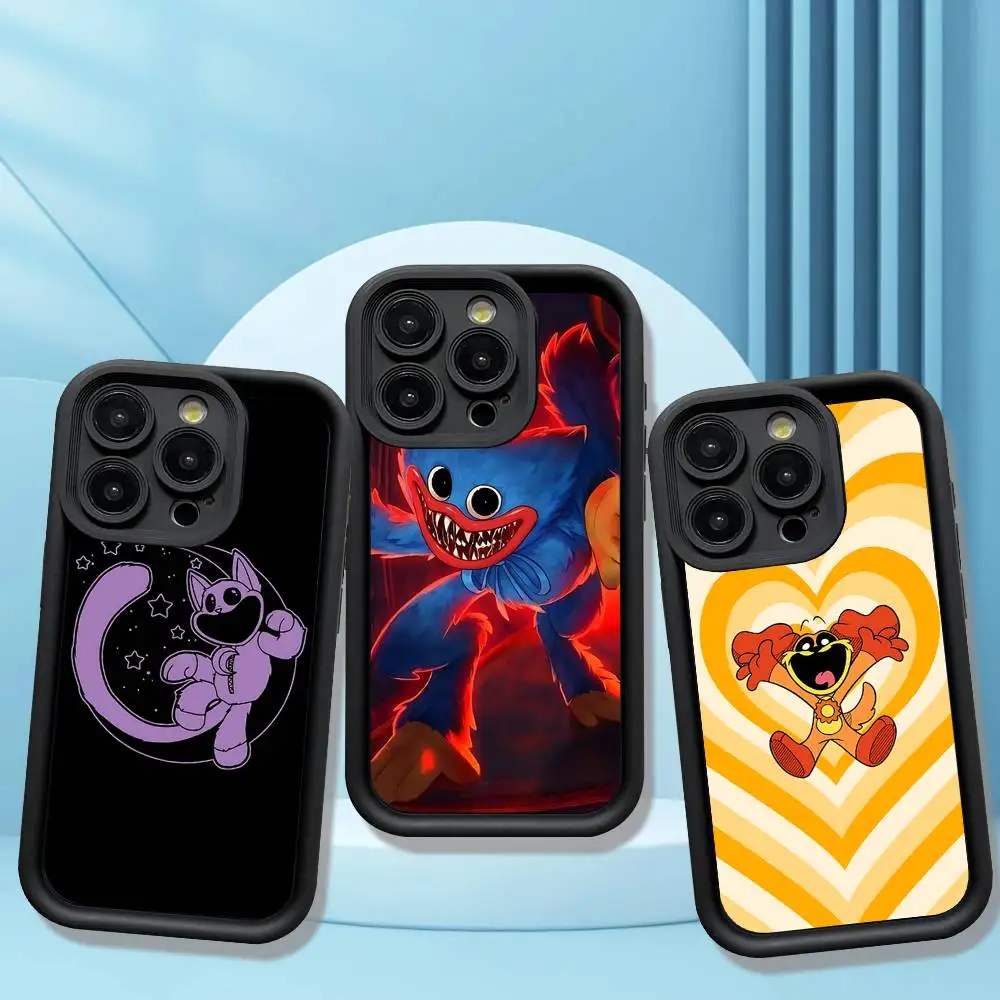 Coque de téléphone Game Poppy-p-playtimes pour iPhone 11 12 13 16 15 17 14 Pro Max, étui souple en silicone