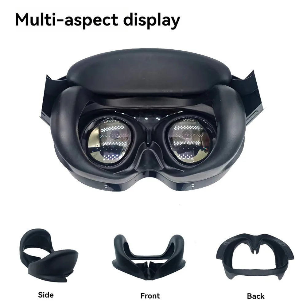 Eye Mask for mate quest pro Full Blackout Silicone Eye Mask with Magnetic Attachment VR Glasses Accessories