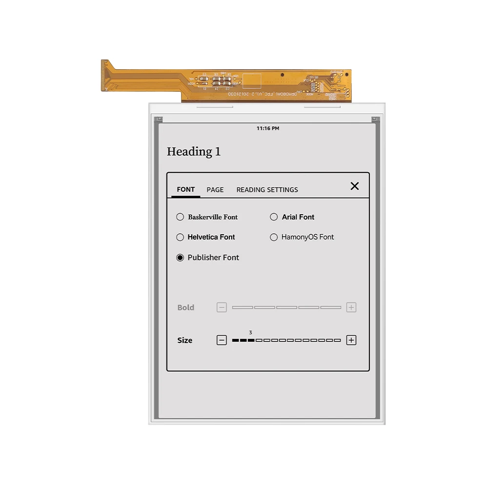 شاشة عرض الورق الإلكتروني 8 بوصة شاشة الحبر الإلكتروني شاشة Kindle للبيع الساخن قارئ الكتب الإلكترونية التي تعمل باللمس الكتاب الإلكتروني #1